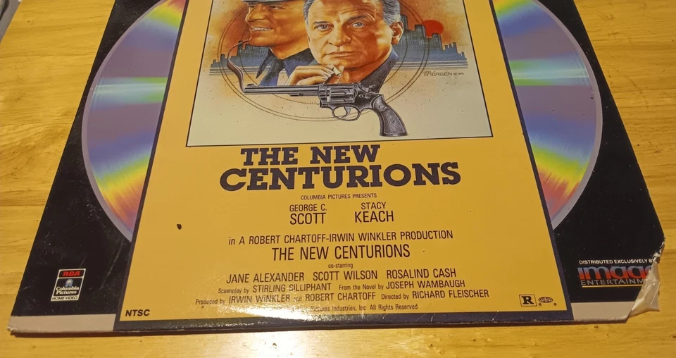 The New Centurions (1972) – LaserDisc – George C. Scott, Stacy Keach - Tested - Image 2 of 4
