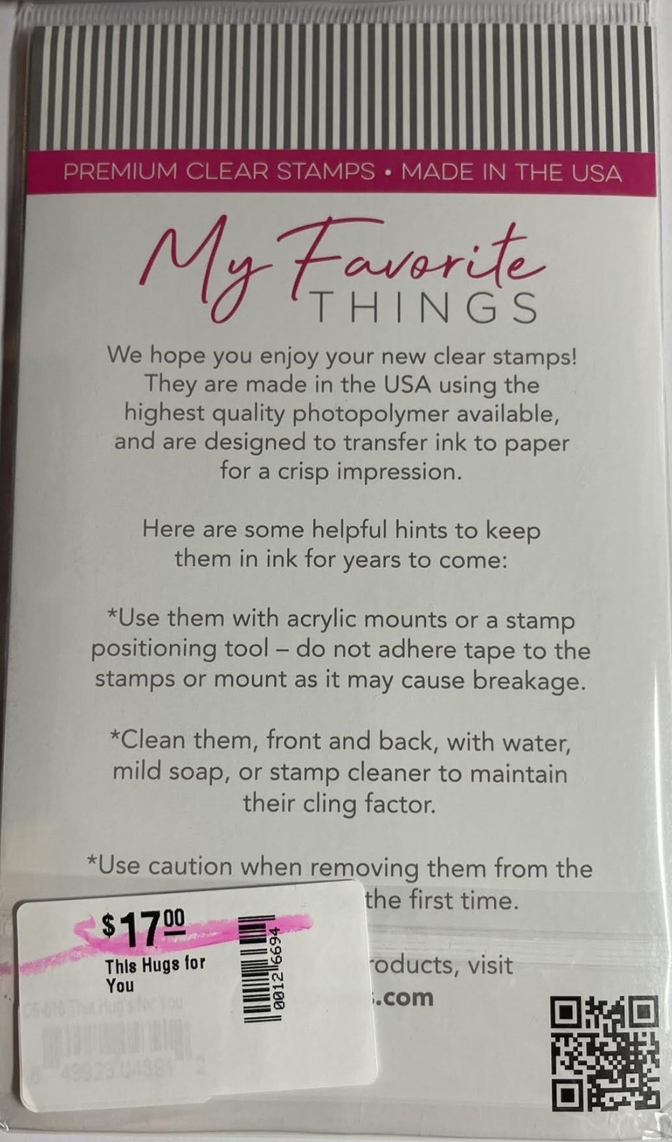 My Favorite Things CS-616 Stamp & Die-namics Sets, Crafts