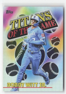 2025 Topps 75 #TOG-16 Bobby Witt Jr. Titans of the Game | eBay