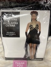Disfraz Día de Muertos La Catrina Adulto Día de los Muertos Halloween Mediano
