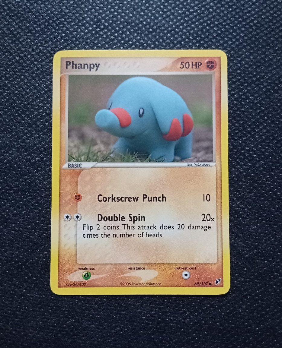 Phanpy 69/107 EX Deoxys Regular Pokemon Card NM
