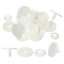 55mm Doll Joints, 20 Set Plastic Removable Animal Joints Accessories, White