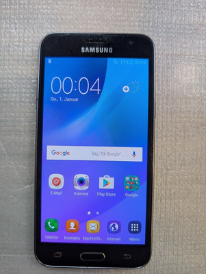 Samsung J3 2016 8GB DualSim Black Schwarz Android Smartphone LTE 4G J320F  