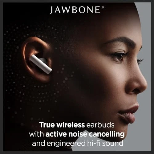 JAWBONE JAMBUDS BLUETOOTH EARBUDS TRUE ACTIVE NOISE CANCELLING - TWE-CHK - WHITE - Image 3 of 4