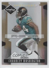 2008 Leaf Limited Phenoms Spotlight Gold 5/49 Chauncey Washington Rookie RC a8x
