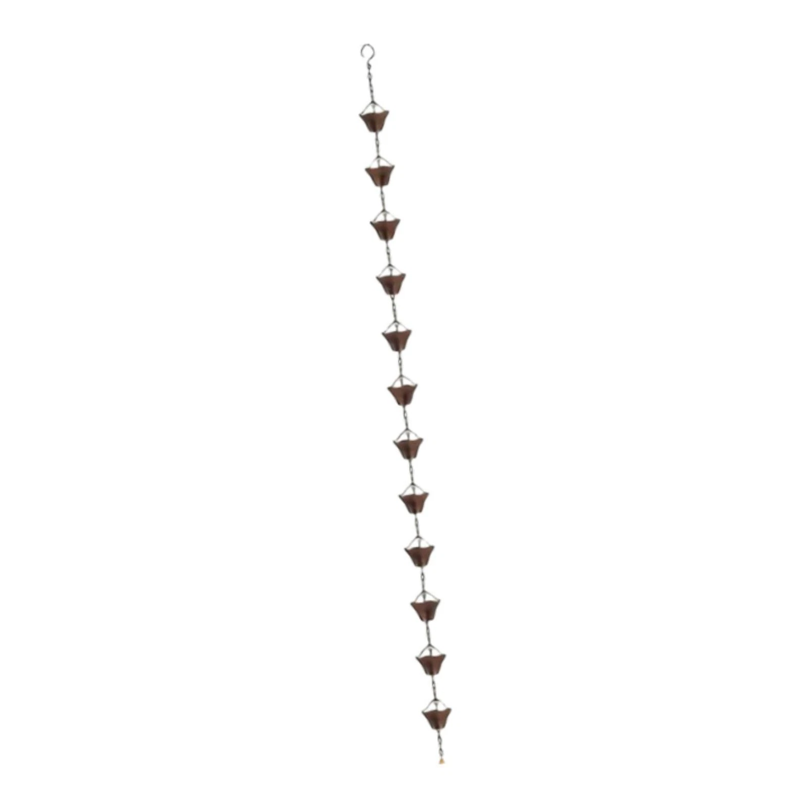 Outside Rain Chains 2. Decorative Rainwater Catcher for Roofs Garden Patio