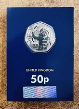 2018 Paddington Bear at The Palace Bu 50p Coin In CHANGE CHECKER Card BUNC
