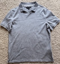 Men  s Banana Republic Grey Luxury Touch Performance Polo Size M