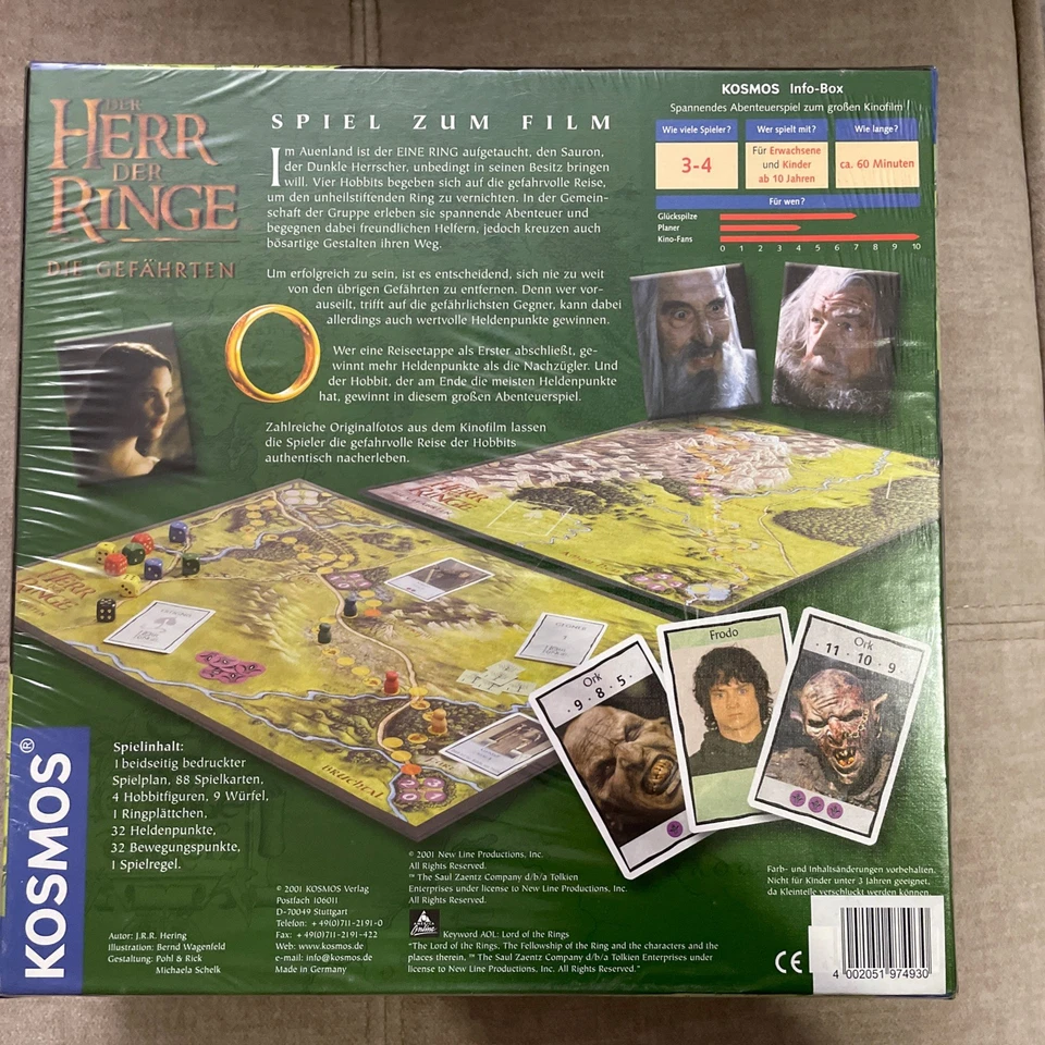 Der Herr Der Ringe Die Gefährten -Spiel 2001 + Die Suche Im Set OVP Neu - Bild 2 von 4