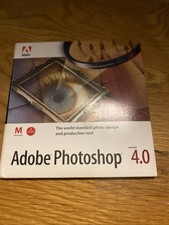 Adobe Photoshop 4.0 for Macintosh Application And Tutorial CDs Vintage 1996 Key