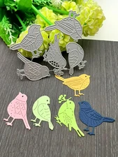 Birds Cutting Dies for Card Making,Embossing Dies Stencil Template Mould for Han