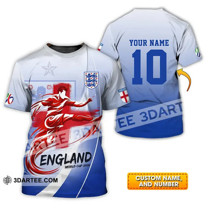 #ad New Unisex Shirt Custom England FIFA World Cup 2026 3D Shirt VK13745 $20.99