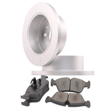 Bremsscheiben voll Bremsbeläge hinten für VW Golf IV Cabriolet 2.0 Seat Ibiza