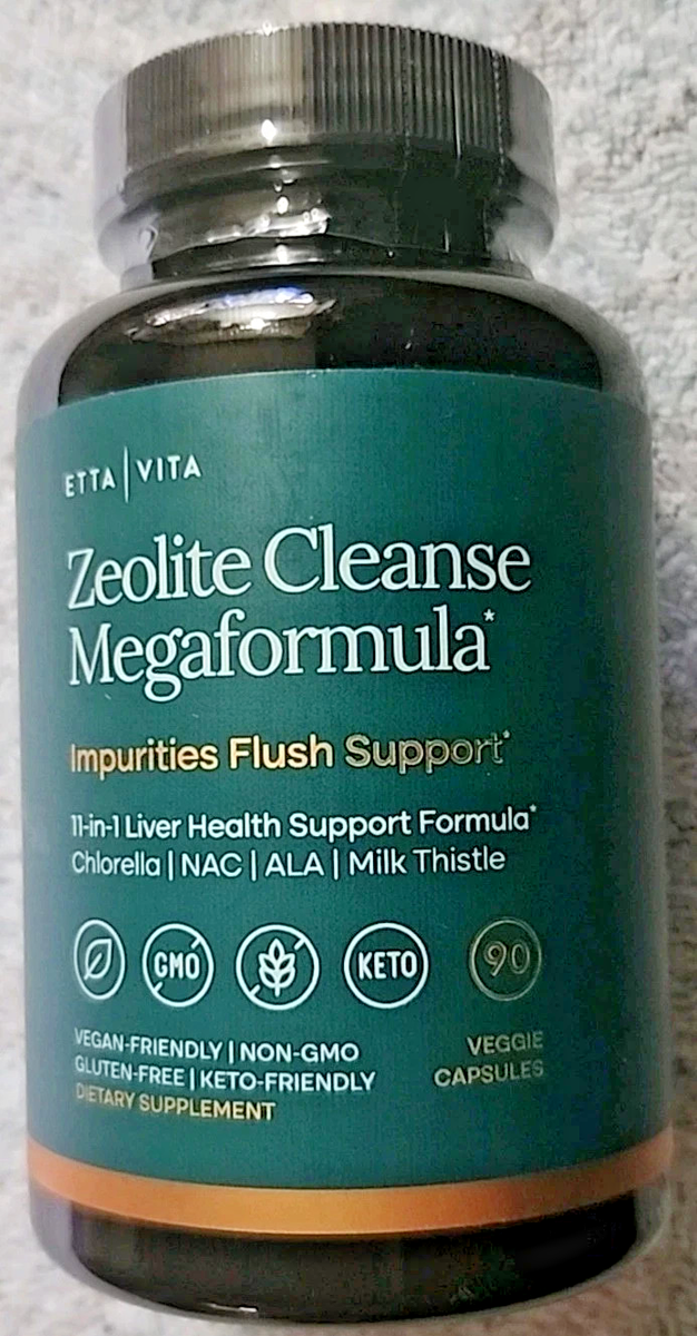 Etta Vita Zeolite Cleanse Megaformula 90 Capsules Exp 05/2027 | eBay