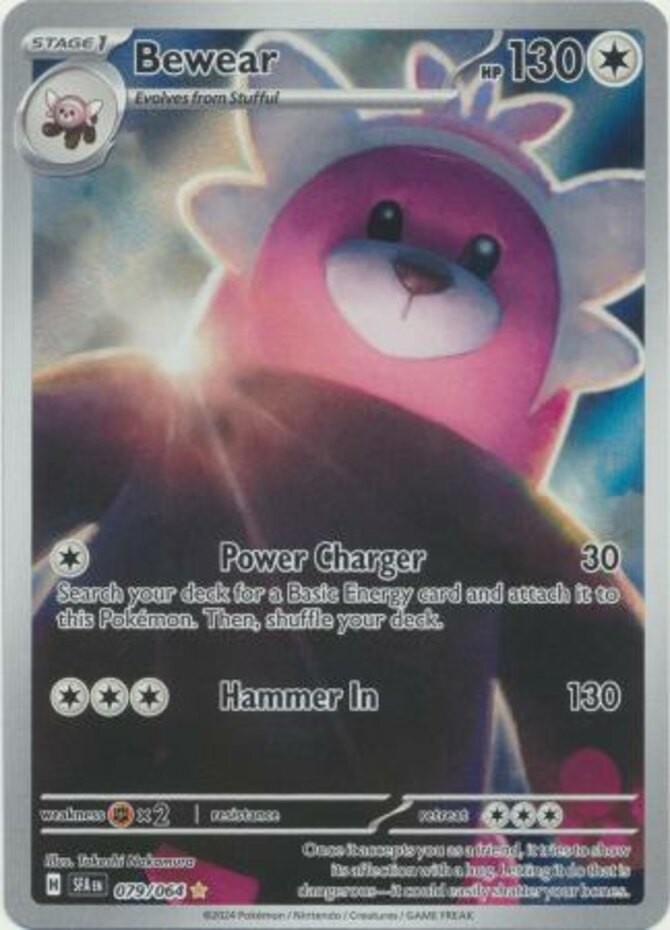 Damaged Bewear - 079/064 - Illustration Rare Pokemon Shrouded Fable