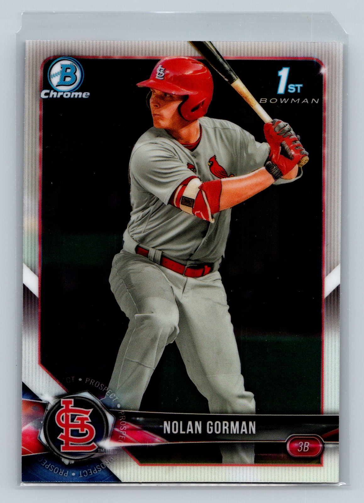 2018 Bowman Draft #BDC-117 Nolan Gorman Chrome