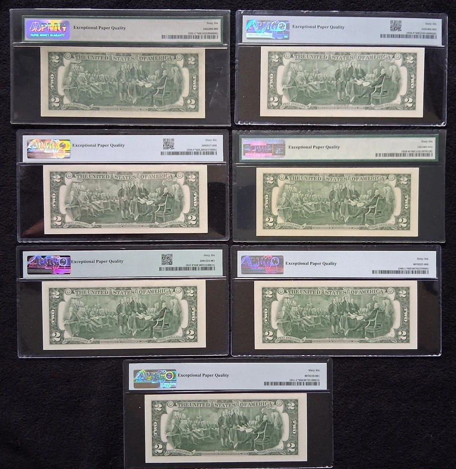 $2 Fed. Res. STAR Notes - 1976 to 2017A  -Complete SERIES SET - 66 EPQ -Gem Unc. - Image 3 of 4