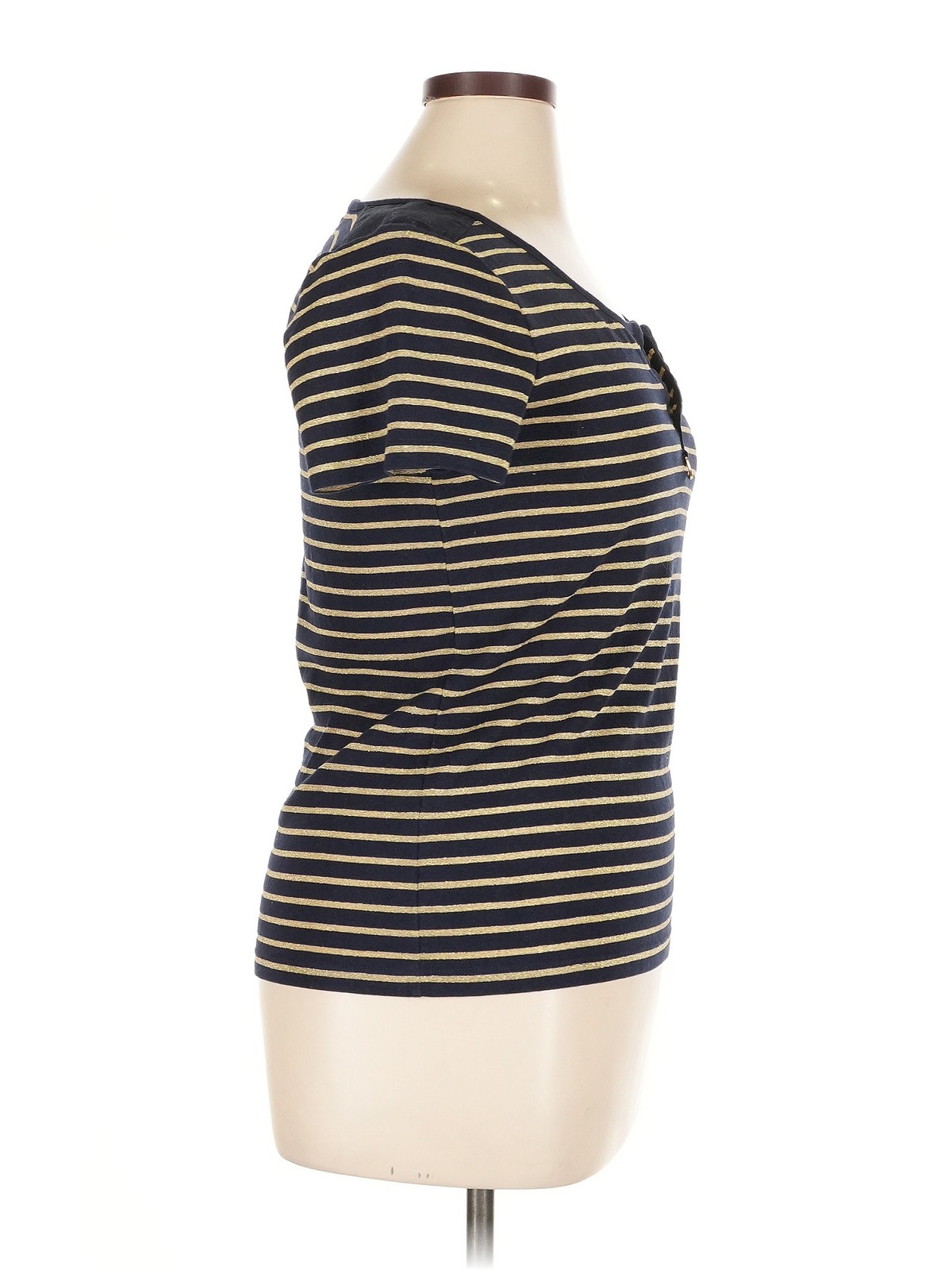 Lauren by Ralph Lauren Women Black Short Sleeve Top XL thumbnail 3