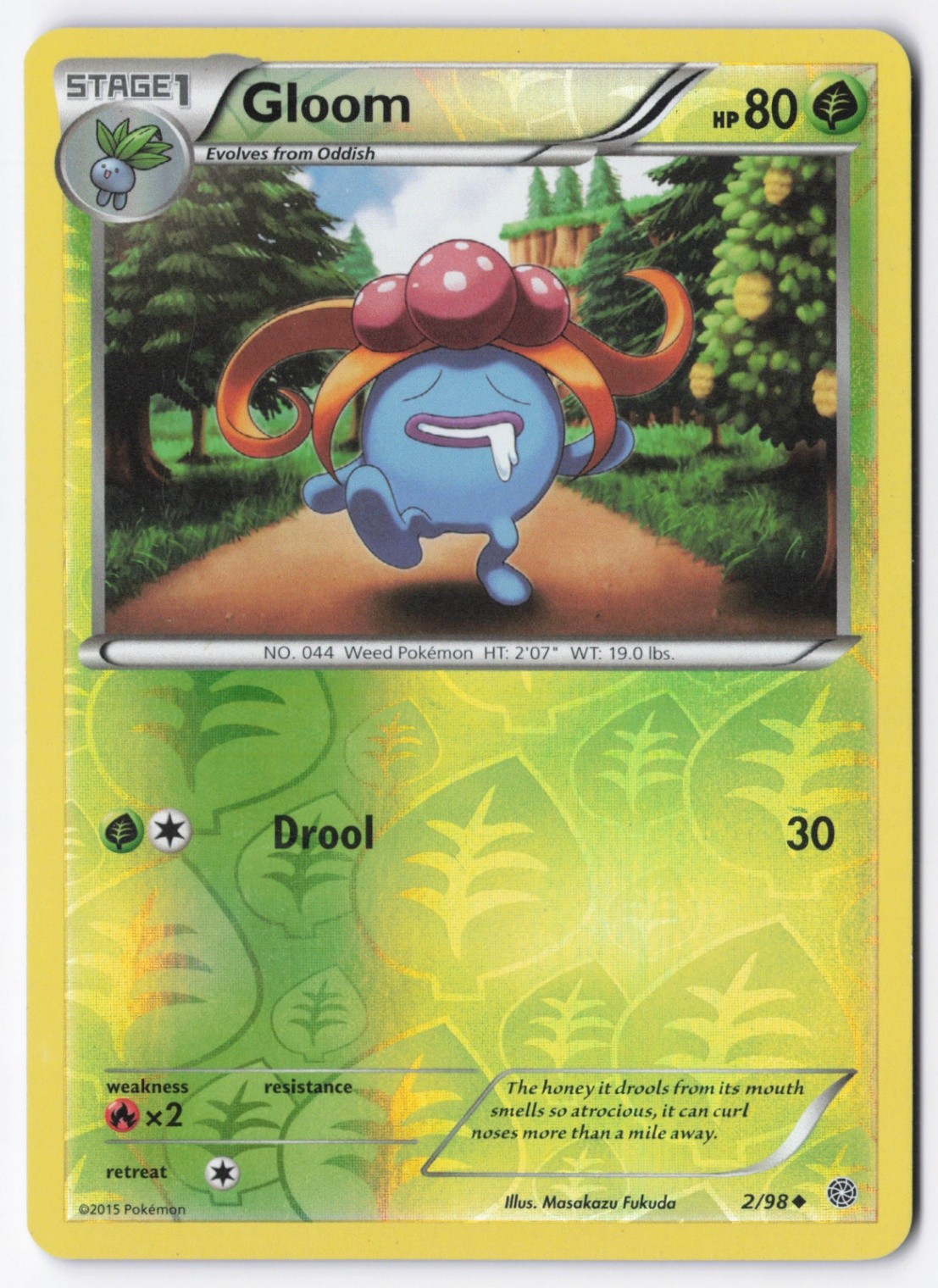 Gloom Reverse Holo Uncommon XY - Ancient Origins 2/98 LP