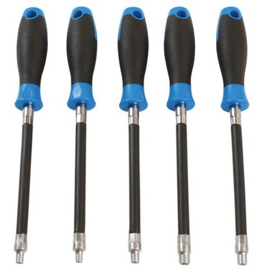 Für LASER 7616 SET OF FLEXIBLE TORX SCREWDRIVERS E 5 PCS: E4, E5, E6, E7,