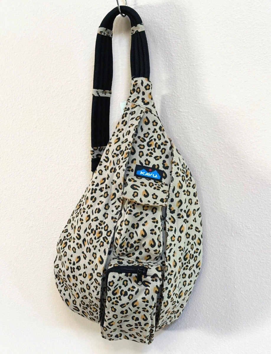KAVU Original Rope Bag Zebra Print Sling Backpack KAVU Rope Bag Animal Print Bags & Handbags for Women for  main image 3