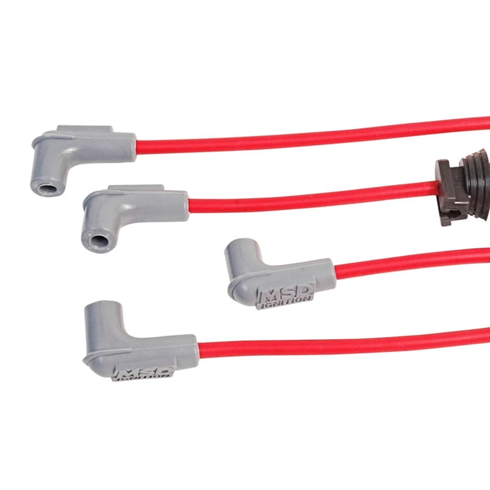 MSD 8,5 мм сверхпроводник свечи зажигания провод комплект красный для 2002-2004 Mini Cooper 1,6 л - Изображение 4 из 4