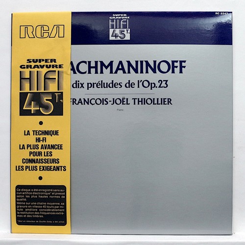 FRANCOIS-JOEL-THIOLLIER ⸺  RACHMANINOV 10 preludes op.23 ⸺  RCA LP NM - Picture 1 of 2