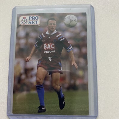 West Ham Kenny Brown Vintage Football Karte in doppelter Schutzhülle