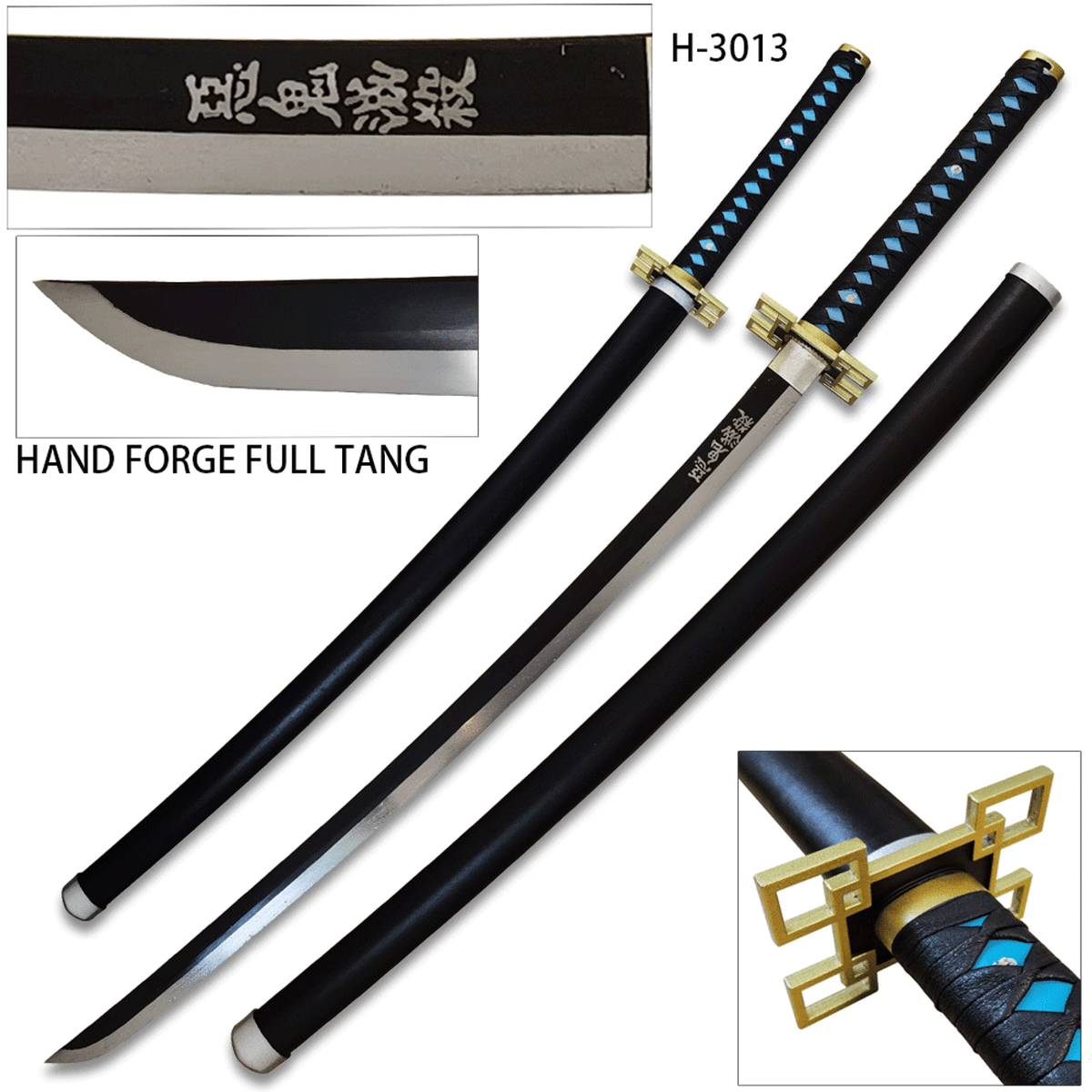 Full Tang Hand Made Demon Slayer - Muichiro Tokito Nichirin