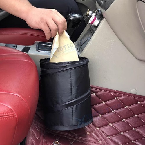 1x Collapsible Hanging Garbage Container Bin Rubbish Bucket For Car Minivans SUV - Picture 10 of 13
