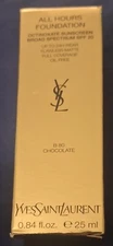 YVES SAINT LAURENT ALL HOURS FOUNDATION SPF 20 B80 Chocolate 0.84oz Sunscree