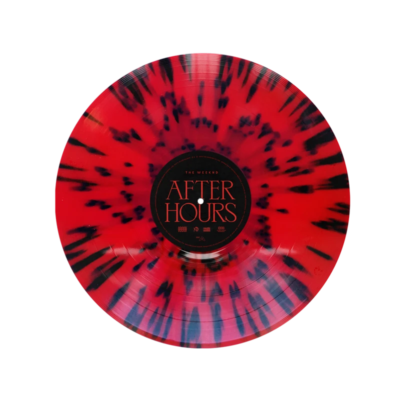 The Weeknd After Hours 2LP Vinyl Limited Red Black Splatter 12