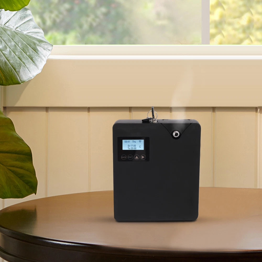 Smart WiFi Air Purifier with Waterless Essential Oil Diffuser & Remote Control  