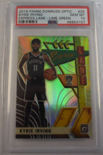 Kyrie Irving 2019 Panini Donruss Optic Express Lane Lime Green /149 PSA 10 #25