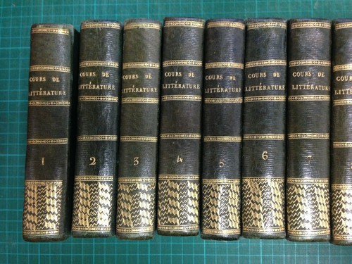 LAHARPE 1817 COURS DE LITTERATURE ANCIENNE ET MODERNE 16 VOL IN 14 COMPLET - Picture 3 of 7