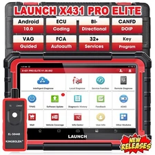 LAUNCH X431 PRO ELITE PROS V + Car Full System Diagnostic Tool Key Coding CAN FD