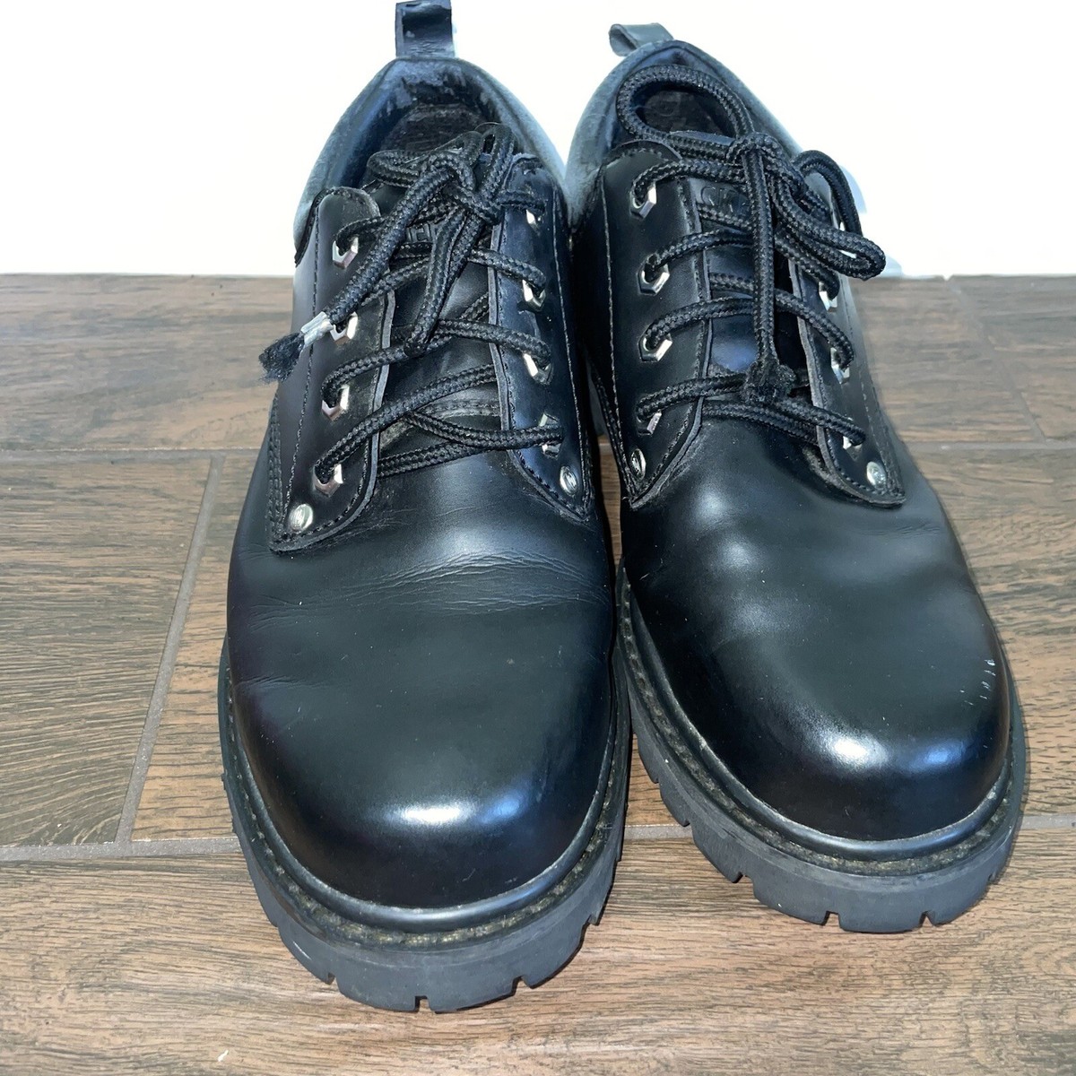 VTG 90s Y2k Men's Skechers Chunky Jammers Grunge Black Lace VTG 90s Y2k Men's Skechers Chunky Jammers Grunge Black Lace