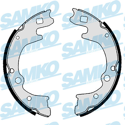 SAMKO 88270 Brake Shoe Set for ,ASIA MOTORS,HYUNDAI,KIA,MAZDA