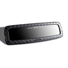D.a.d Garson Rear-view Mirror Quilting Car Accessary 13 X 3.7in Black Ha605 New D.a.d Garson Rear-view Mirror Quilting Car Accessary 13 X 3.7in Black Ha605 New