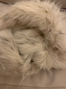Pottery Barn Teen Faux Fur Snow Cat Bean Bag Cover Large No Mono
