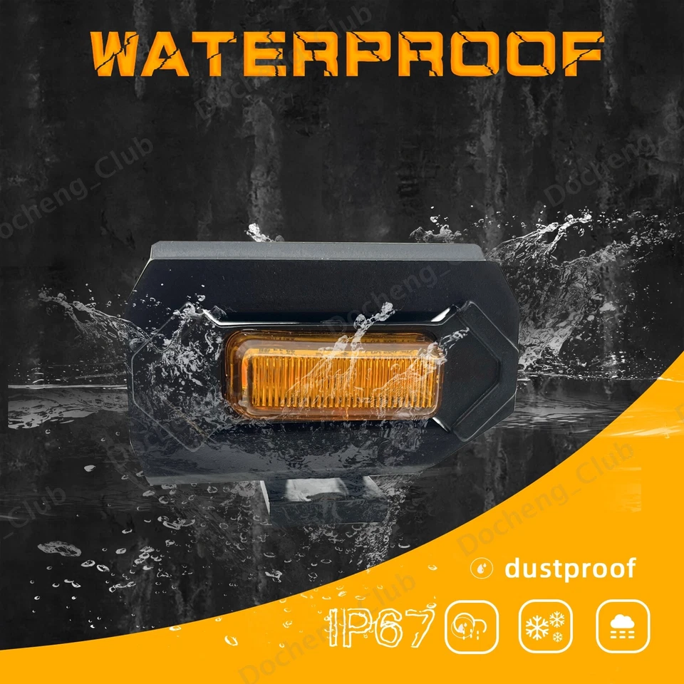 4x Luces LED de rejilla para Toyota Tacoma TRD Sport Pro Offroad Raptor 2020-2022 Foto 2 de 4