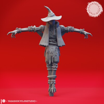 Scarecrow Straw Man 1 - Monster - Yasashii - Dungeons and Dragons 32mm