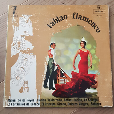 Vinyl LP Schallplatte tablao flamenco Guitar Farina Sallago, de los Reyes + mehr