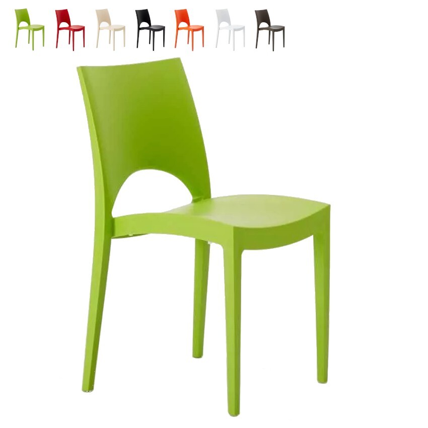 Chaises d'extérieur empilables Paris Grand Soleil gain de place pour jardin