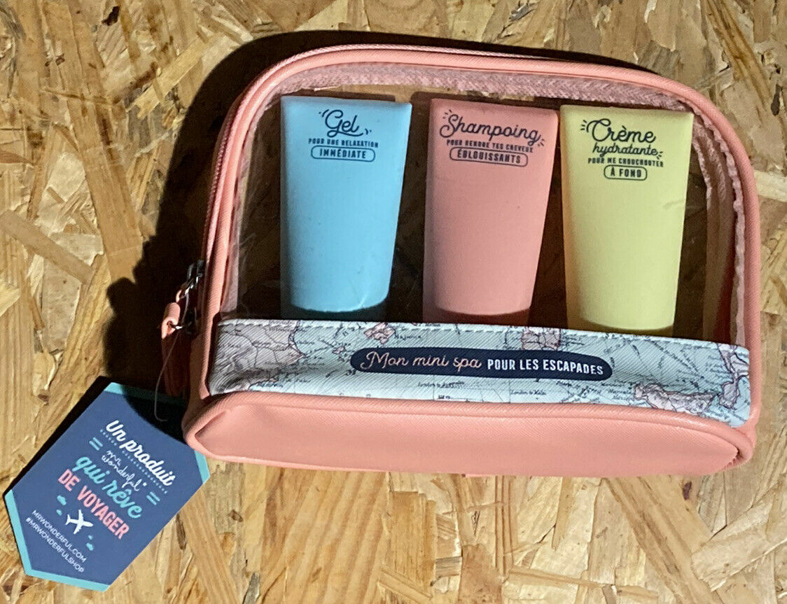 * Kit de Voyage - Mon Mini Spa pour les Escapades - Mr Wonderful ®