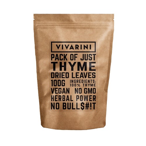 Thyme Herbs Dried Vivarini Spices for Cooking Loose Leaf No Additives 100g - 1kg - Picture 5 of 8
