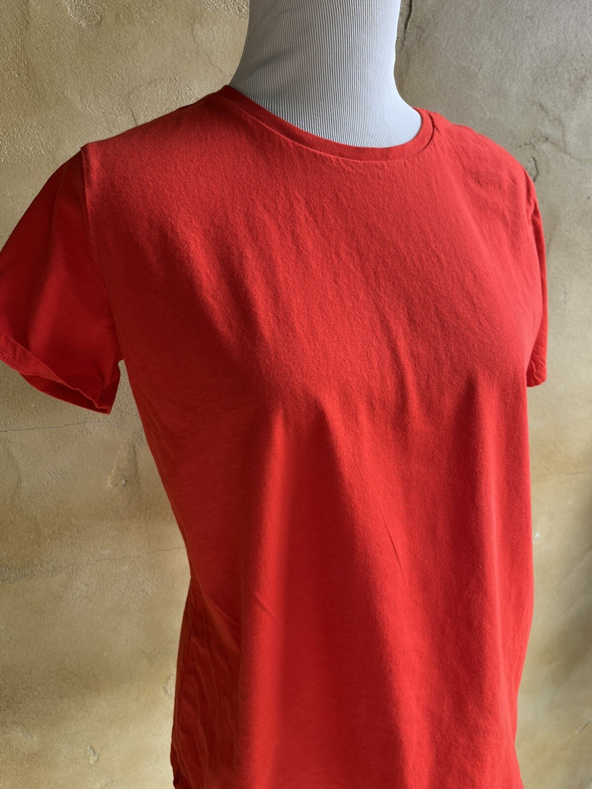 Zara Women's Solid Basic Short Sleeve Tee Shirt O… - image 2