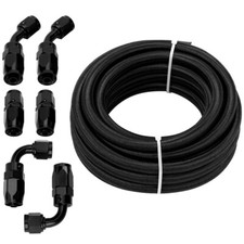 58 10an Hose Nylon Stainless Steel Braided Cpe Oil Fuel Line Fittings Kit 20ft 58 10an Hose Nylon Stainless Steel Braided Cpe Oil Fuel Line Fittings Kit 20ft