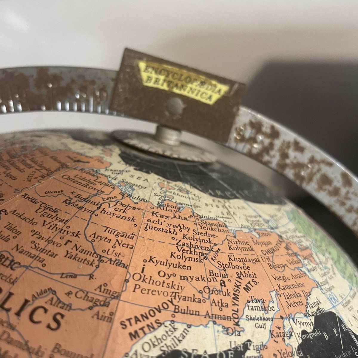 Vintage Encyclopedia Britannica Globe from 1960's | eBay