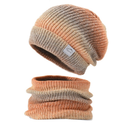 Winter Warm Skull Cap & Scarf Set - Fleece Lined Beanie Hat For Men & Women, Mom & Dad - View #3